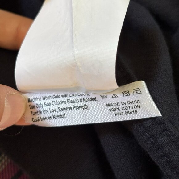 Random Access Men’s Corduroy Shirt S Navy Blue Button-Up Casual Fall Jersey - Picture 12 of 16